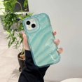 thumbnail image 3 of Luxury Water Wavy Pattern Phone Case For iPhone 11 12 13 14 15 Pro Max 14plus X XR XS Max 7 8 Plus Candy Color Transparent Cover, 3 of 5