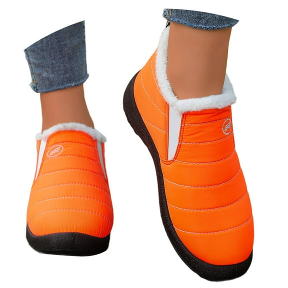 Women's Winter Ankle Boots Fashionable Lined Snow Boots Water Comfortable Casual Warm On Booties For Ladies