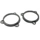 thumbnail image 2 of Adaptador espaciador de altavoz de 6,5 pulgadas, adaptador de altavoz de puerta negro, anillos espaciadores de repuesto para Subaru Impreza Forester, 2 uds., 2 of 8