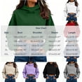 thumbnail image 3 of LEKWK Cropped Hoodie Women Long Sleeve Warm Athletic Sweatshirts with Pocket Relaxed Fit Fall Winter Activewear for Casual Everyday Workout Gym, 3 of 7