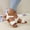 White, variant on OWUUcdse Women's Comfort Sandals, Strappy Beach Open Toe Non-slip Summer Shoes Brown Size 39