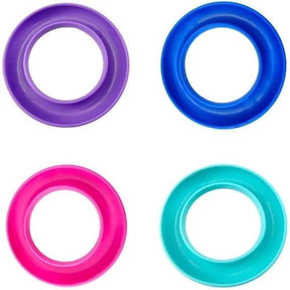 Rubber Bobbin Holders Round Sewing Thread Organizer for Metal and Plastic Machine Bobbins 4 Pack
