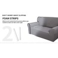 thumbnail image 4 of CHOK 2024 Super Stretch Sofa Slipcover Non Slip Couch Cover  Oversized Sofa  Dark Gray, 4 of 7