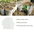 thumbnail image 4 of Flmtop 100Pcs Universal Biodegradable Non-woven Nursery Pouch Garden Plant Growing Bag, 4 of 9