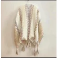 thumbnail image 3 of Cárdigan de punto informal para mujer, capa de abrigo, chal de moda, Poncho, abrigos elegantes, suéter de invierno, 3 of 5