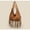 Brown-S, variant on Large Faux Suede Tote Bag for Women Y2k Tassel Shoulder Purse Top Handle Satchel Trendy Dumpling Handbags