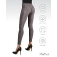 thumbnail image 6 of MeMoi Thin-Rib Slim-Cut Stretch Corduroy Leggings - Womens - Female, 6 of 7