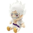thumbnail image 2 of One Piece - Monkey D. Luffy Gear 5 Grin Sitting Pose Plush 12" - Great Eastern Entertainment, 2 of 3
