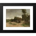 thumbnail image 2 of Anton Mauve 18x14 Black Modern Framed Museum Art Print Titled - House on the Zandweg (1870 - 1888), 2 of 5