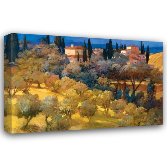 Philip Craig 18x13 Gallery Wrapped Canvas Wall Art Titled - Florentine Landscape