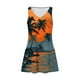thumbnail image 3 of Vestido de Verano para las Mujeres Impresión Sexy sin Mangas Vestido de Hombro, Verano Casual Y Primavera, 3 of 5