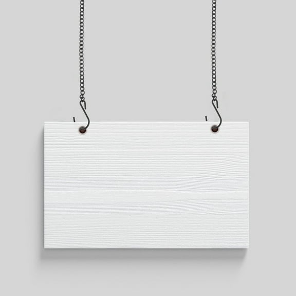 QIFULL 2PCS Iron Hanging Chain for Advertising Boards with Hooks Heavy Duty for Retailers and Various Venues