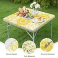 thumbnail image 4 of Fitted Tablecloth Vintage Floral with Botanical Garden Print, Waterproof Wipeable Table Cover with Back for Outdoor Indoor Decor, 4 of 6
