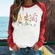 thumbnail image 2 of Sudaderas con capucha estampadas de manga larga informales para mujer a la moda de Pascua Fridja czfsfas1036, 2 of 6