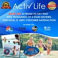thumbnail image 6 of Activ Life Water Ball Set of 2 Skip Bouncing Beach Balls for Kids with Disc Blue Red, 6 of 8
