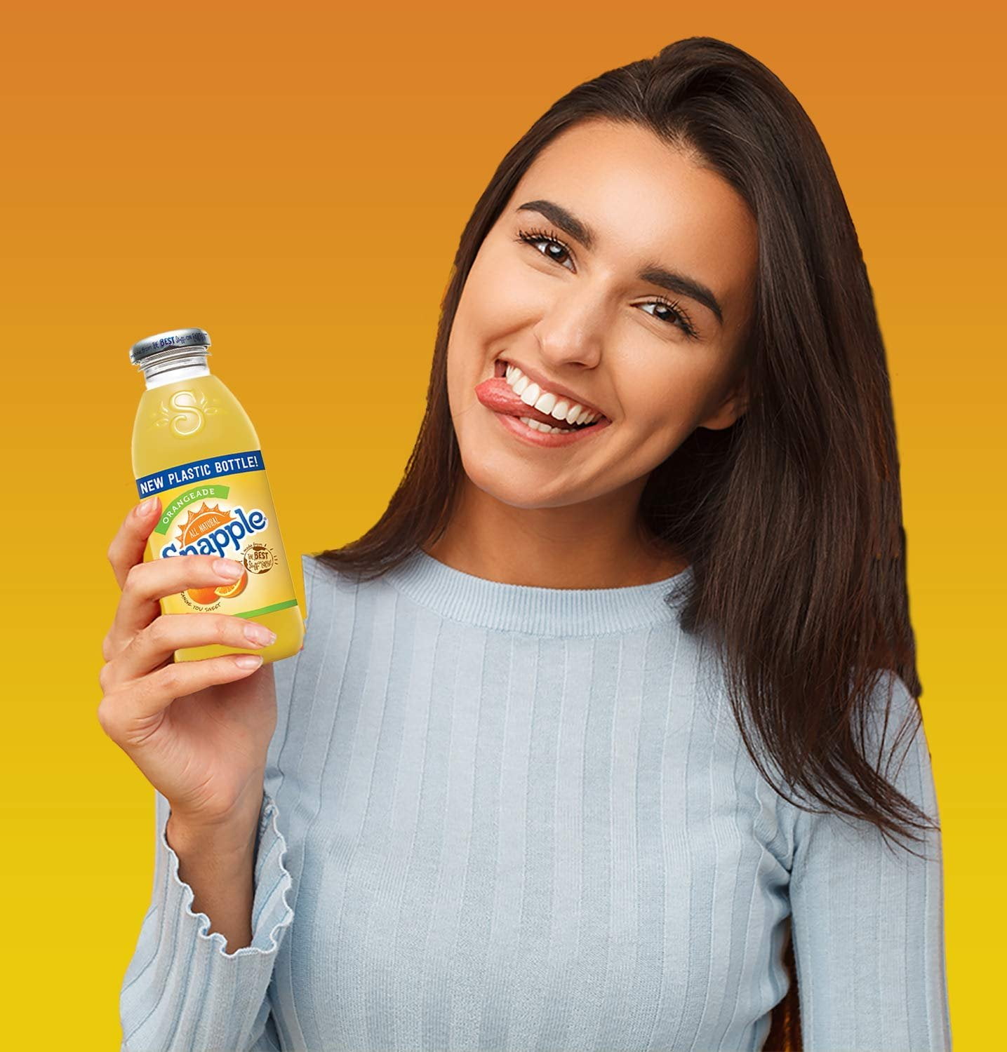 Snapple - Orangeade - 16 fl oz 24 Plastic Bottles