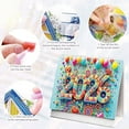 thumbnail image 5 of QHUDLV DIY 5D Diamond Art Painting Desk Calendar 2026, Standing Flip 7.61 x 6.63, January 2026 - December 2026 Festival Diamond Art Calendar Small Desktop Calendar for Home Office Workspace Study, 5 of 9