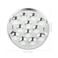 thumbnail image 2 of Stainless Steel Escargot Dish Server 12 Positions Baked Snail Plate Kitchen Serving Utensil, 2 of 8