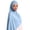Light Blue, variant on Breezora Cotton Hijab Women's Headscarf Soft Breathable Opaque 180x55 Cm Quality Daily Wear