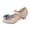 A134-Pink, variant on Girl's Dress Shoes Mary Jane Glitter 1.5 in Low Heel Wedding Party Princess Shoes for Toddler/Little/Big Kids school performance shoes Round headed (Black,4)
