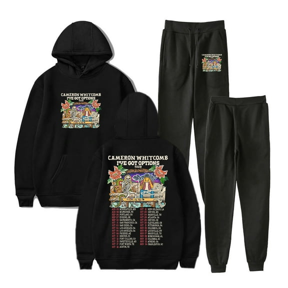 Cameron Whitcomb I've Got Options Tour Hoodie Pants Two Piece Sets Sweatshirts Sweatpants Women Men's Set