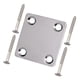 thumbnail image 5 of Tornillo para placa de mástil de guitarra eléctrica con placa de mástil cromada para bajo Plata, 5 of 5