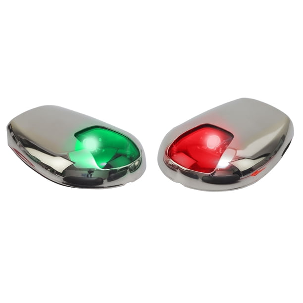 Luces de navegación LED de montaje lateral de acero inoxidable Sea-Dog - 2 NM - Port & Estribor