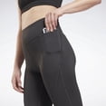 thumbnail image 4 of REEBOK Womens Black Pocketed Moisture Wicking Active Wear Skinny Leggings XS, 4 of 6