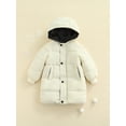 thumbnail image 2 of Diconna Baby Winter Hooded Jacket with Long Version Single-Breasted, 2 of 8