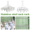 thumbnail image 2 of SharkTRUE 30 Thickened Clip Underwear Sock Hanger Laundry Airer Dryer Rack A7J4 Q9I1, 2 of 9