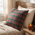 thumbnail image 5 of 2026 Christmas Indoor Home Decor Christmas Tartan Plaid Throw Pillow Cover Holiday Decor Cushion Case For Sofa Couch Home Decoration, 5 of 7