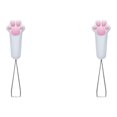 thumbnail image 1 of ZheElen Compact Cute Keycap Puller Remover DIY for Keyboards Mechanical Cat Paw 2Set, 1 of 6