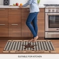 thumbnail image 6 of Texas Star Plaid Door Mat Indoor Outdoor, Farmhouse Black Brown Texas Vintage Non Slip Welcome Mat with Rubber Backing, Absorbent Fabric Front Door Mats Entryway Rug for Home Patio Entrance 24"x36", 6 of 8