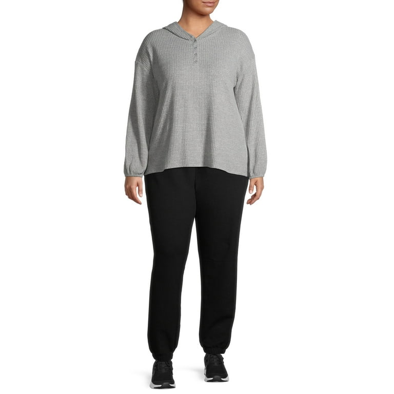 Terra & Sky Womens Plus Size Fleece Athleisure Sweatpant 