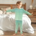 thumbnail image 6 of joogoo Blue Gradient-z3 2 Piece Long Sleeve Tee and Pants Cotton Pajama Set 8Y, 6 of 7
