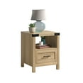 Sauder Saddler Way Modern Farmhouse End Table, Orchard Oak Finish