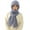Blue, variant on Windproof Cap Scarf Winter Warm Knitted Hooded Scarf Set