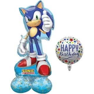Sonic Party Supplies for Kids’ Birthday, Sonic Party Decorations Included  Banner Tableware Cutlery Table cloth - 20 Guests
