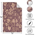 thumbnail image 3 of GZHJMY White Flowers and Plants 4PCS Kitchen Towels Dish Clothes Absorbent Dishcloths Reusable Rapid Drying for Kitchen Bathroom Hotel Household Hand Towels 29"X18" inch, 3 of 7