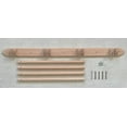 thumbnail image 2 of Wall Quilt Rack, Display, Storage, Organizer with 4 Hinged, Fully Movable Arms. Natural Oak., 2 of 5