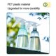 thumbnail image 4 of Botellas pulverizadoras de plástico, a prueba de fugas, material libre de BPA, botella pulverizadora pequeña, niebla de gatillo ajustable para modos de transmisión y apagado,Starry green1.23cp, 4 of 6