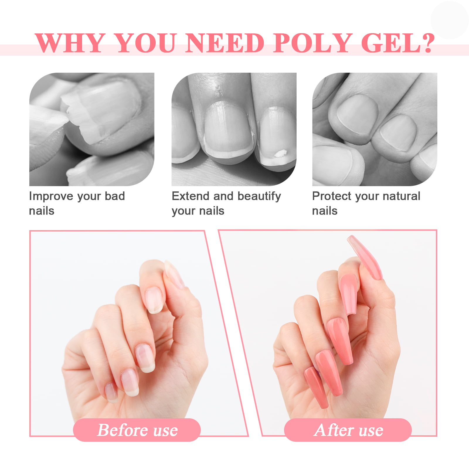 Replying to @her33445 how i remove gel nail extensions #removinggelnai... |  TikTok