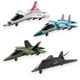 thumbnail image 1 of Aviones fundidos a presión Toy Jet Squadron, paquete de 4 unidades de la Fuerza Aérea de los EE. UU., 1 of 9