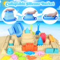 thumbnail image 2 of Cubo de arena plegable RACPNEL de Beach Toys con palas para niños de 3 a 10 años, 2 of 7