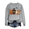 thumbnail image 4 of Zxlsdmn Womens Crew Neck Sweatshirts Casual Long Sleeve Pullover Tops Fashion Graphic Sweatshirt Soft Fall Winter Holiday Going Out Clothes M, 4 of 5