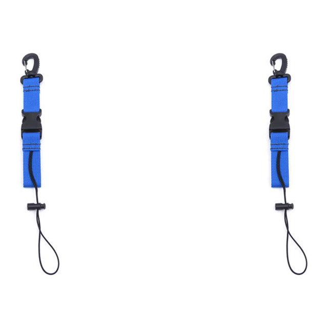 maskred Longes de Plongée Sangle Porte-Torche Sous-Marine Résistant à l'Usure Snorkeling Sangle Professionnelle avec Boucle Bleu 2Set