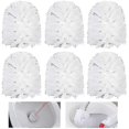 thumbnail image 1 of Replacement Toilet Brush Heads 6 Pack Easy Screw-On, Durable PP Plastic, 360-Degree Cleaning, 1 of 1
