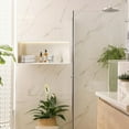 thumbnail image 3 of XIANERS Shower Niche No Tile Needed 27.5 X 11 X 5inch Recessed Wall Niche with Non-dimmable LED Light Sleek Bathroom Shelf Recessed Wall Niche Stainless Niche for Storage lovely, 3 of 9