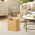 thumbnail image 2 of Bathroom Trash Can 5 Gallon Bamboo Trash Can Large Trashcans Farmhouse Wood Waste Basket Wastebaskets with Handles Office Garbage Cans for Under Desk Dustbin for Bedroom Kitchen, 2 of 5