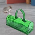 thumbnail image 4 of Trampa para ratones liberación humana sin matar fácil juego de captura con mango verde, 4 of 8